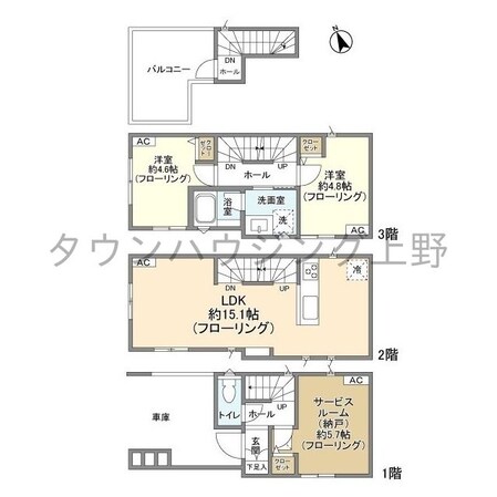 Kolet千駄木の物件間取画像